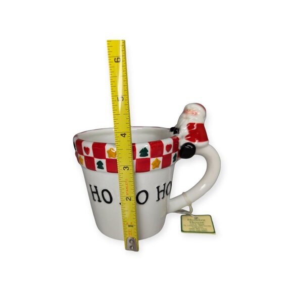 NWT CBK Ceramic Santa Ho Ho Ho Christmas Mug with Tags - Picture 9 of 9